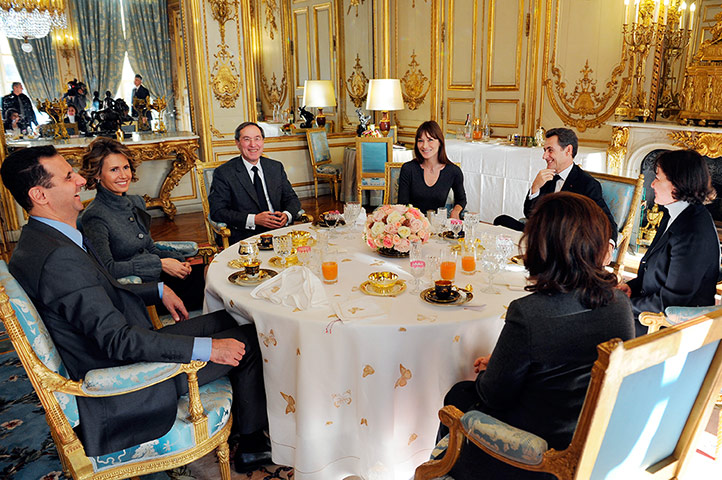 Dictators Wives: working lunch at the Elysee Palace