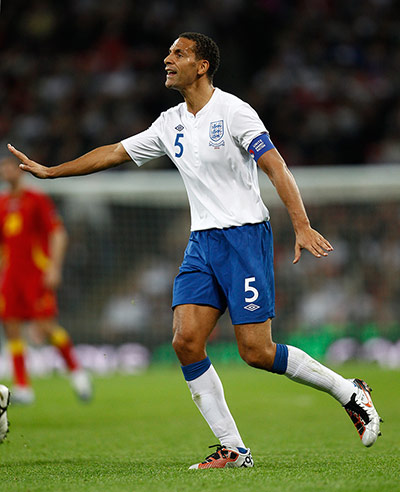England Captains: England's captain Rio Ferdinand issues instructions against Montenegro