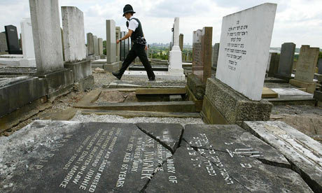 Politiepatrouille Rainsough Joodse begraafplaats