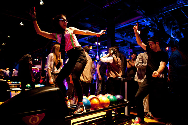 24 hours in pictures: Partygoers celebrate at Brooklyn Bowl's weekly Soul Train inspired party