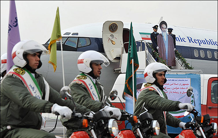 cardboard ayatollah: A stylish group of outriders