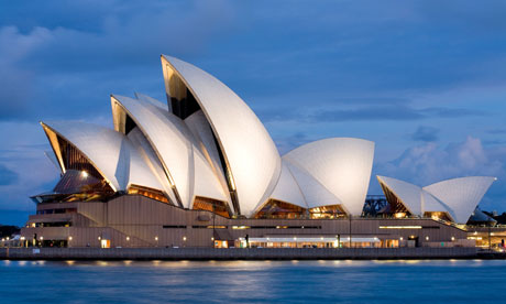 the Sydney Opera House