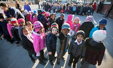 The number of primary school pupils in Barking, east Lond, is expected to rise by 8,000 by 2015