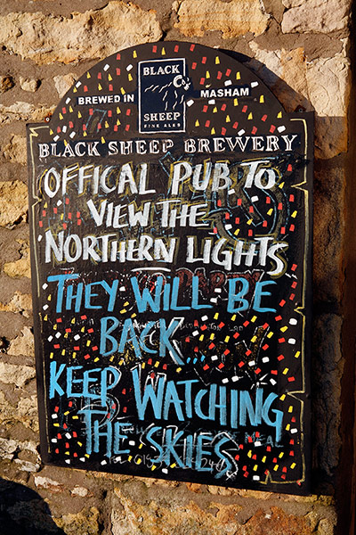Tan Hill Inn: Northern Lights