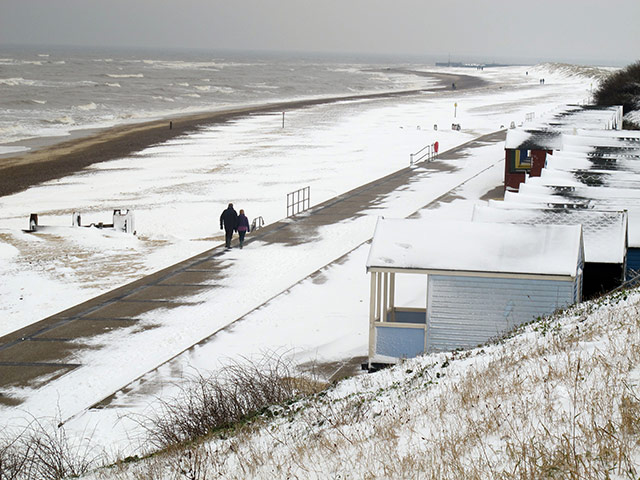 Readers snow pictures: Snow scenes in Southwold, Suffolk today
