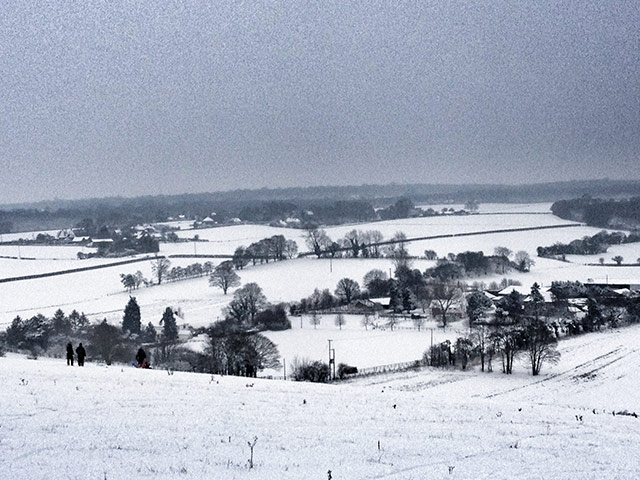 Readers snow pictures: Chartham in Kent