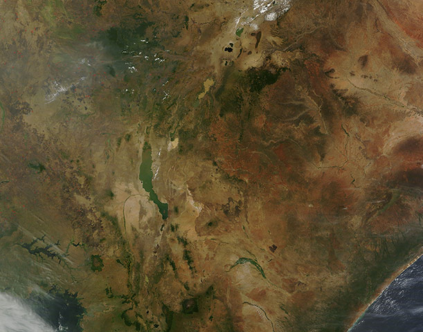 Satellite eye on earth:  South Sudan and Uganda