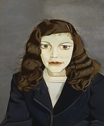 Lucian Freud at NPG: Lucian Freud at National Portrait Gallery - Girl in a Dark Jacket