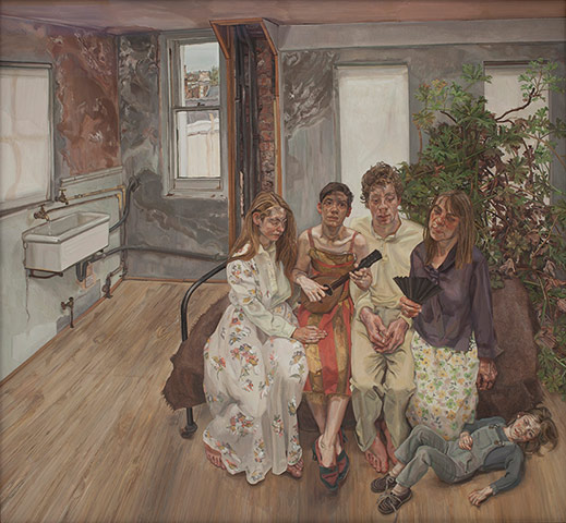 Lucian Freud at NPG: Lucian Freud at National Portrait Gallery - Large Interior, W11 