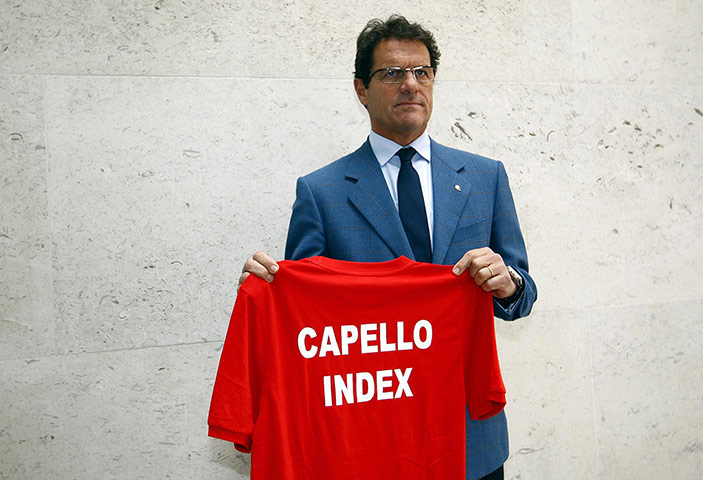 resignation of Capello: Soccer - Fabio Capello Filer