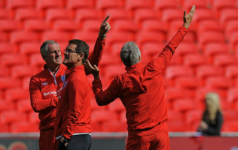 resignation of Capello: England Training & Press Conference