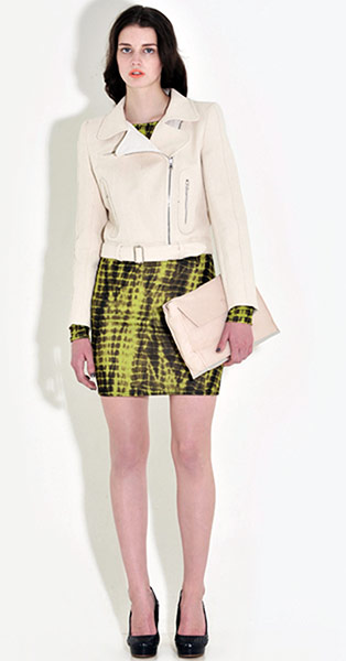 Line-up: cropped jackets: Cream jacket