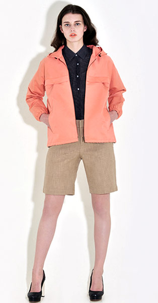 Line-up: cropped jackets: Pink jacket