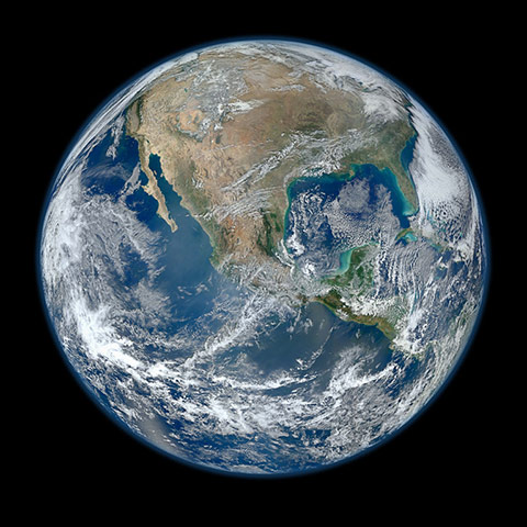 Month in space:  Earth - Blue Marble 2012