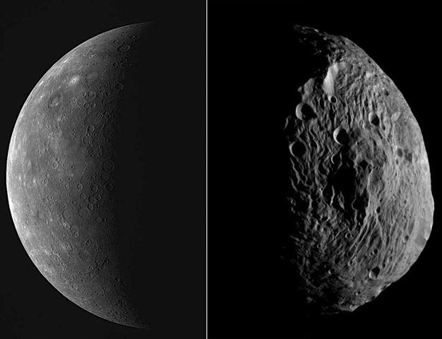 Month in space: Mercury  and Vesta