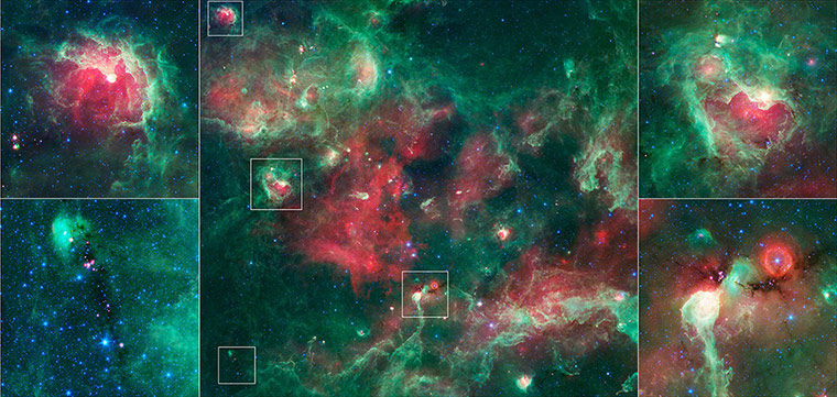 Month in space: In this new action-packed view of the Cygnus X star-forming region