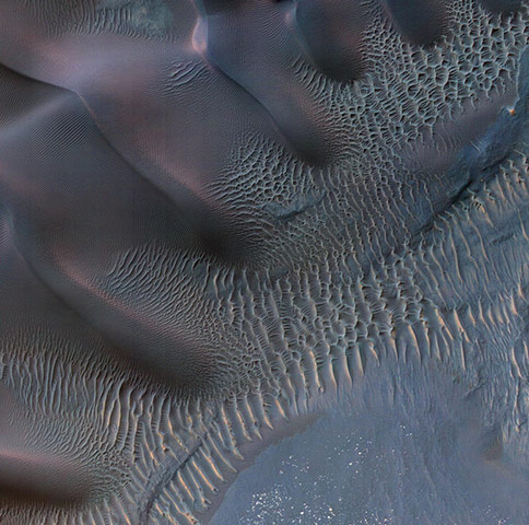 Month in space: Dunes in Noachis Terra Region of Mars