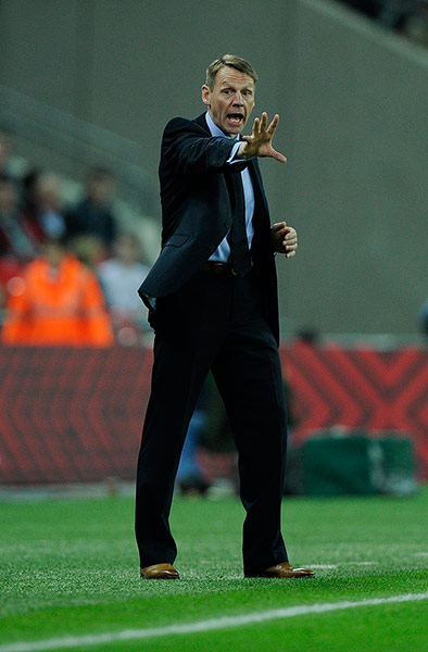 England v Holland: Stuart Pearce during the England v Holland game
