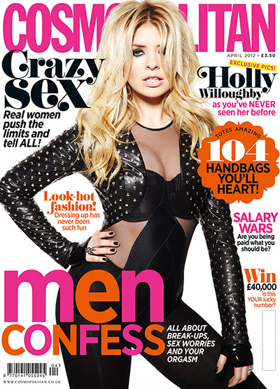 Cosmopolitan magazine: Holly Willoughby, April 2012
