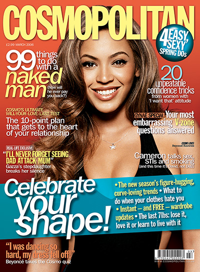 Cosmopolitan magazine: Beyoncé, March 2006