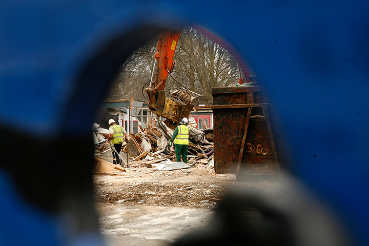 Occupy Finsbury Square: Demolished School of Ideas in Islington