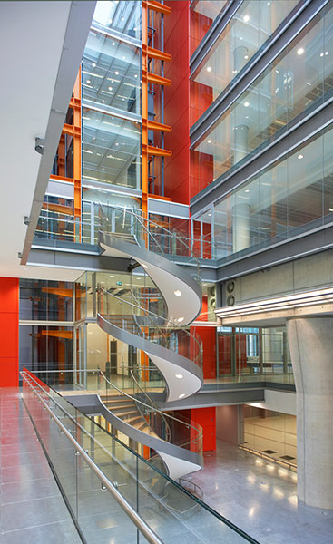 Broadcasting House: The atrium in Broadcasting house