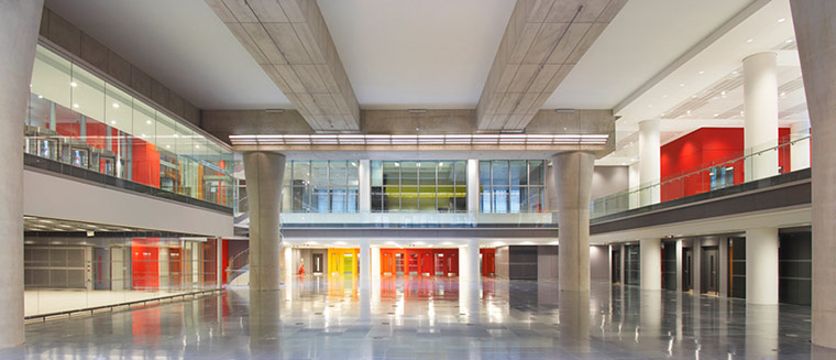 Broadcasting House: The newsroom in Broadcasting house