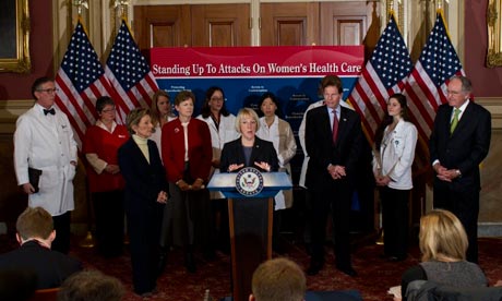 Democratic senators speak on contraception bill
