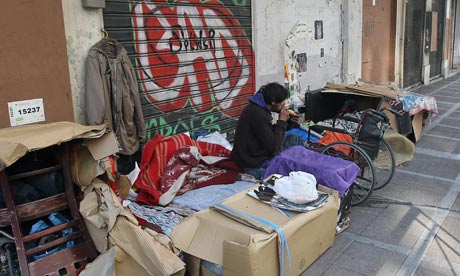 homelessness in athens, greece