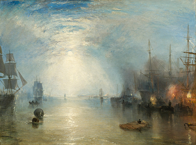 Turner Inspired: Keelmen Heaving in Coals by Night
