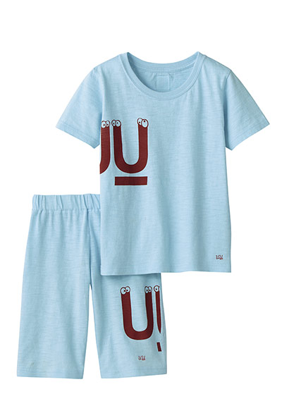 Uniqlo Kids range: Uniqlo kids range T-shirt and matching shorts