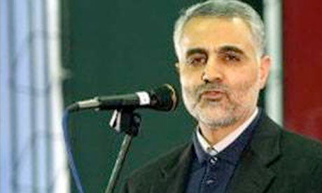 The head of Iran's Quds force, commander Qassem Suleimani.