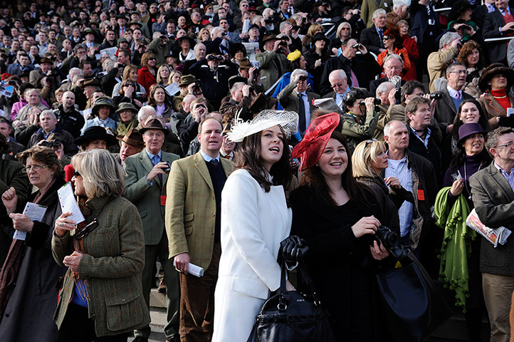 Cheltenham day 2: Watching the racing at Cheltenham on Ladies Day