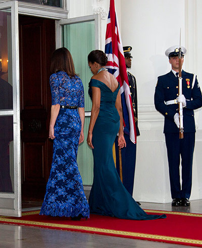 US State Dinner: Arrivals for the State Dinner in honour of the Cameron's 
