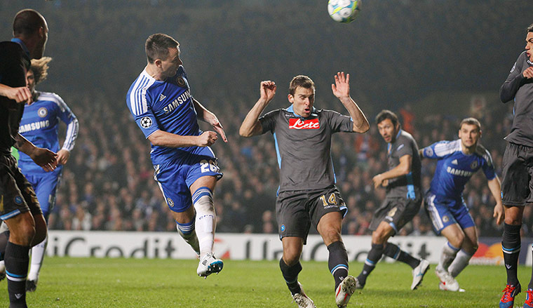Tuesday Champions League: John Terry scores Chelsea's second goal