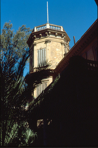 Alexandria City of Memory: Durrell's tower at the Ambron villa