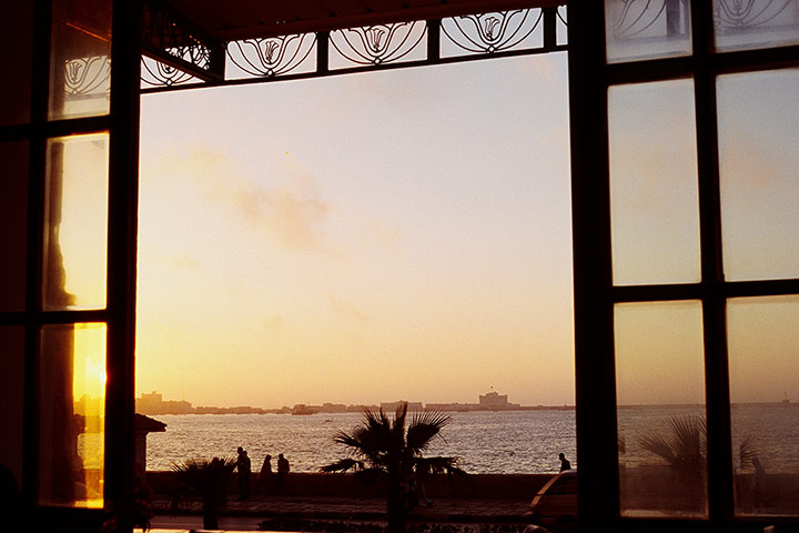 Alexandria City of Memory: Eastern Harbour towards Fort Qayt Bey