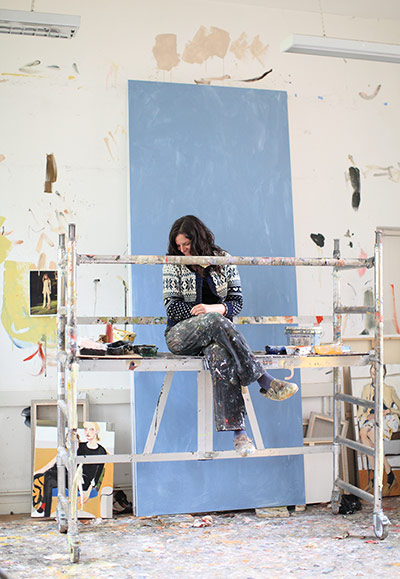 Artists: Chantal Joffe in her studio