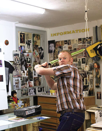 Artists: George Shaw in his studio