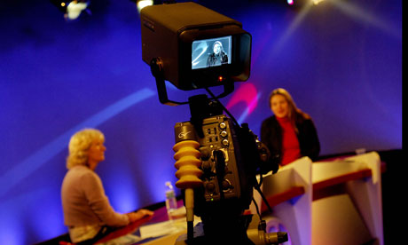 tv studio presenters