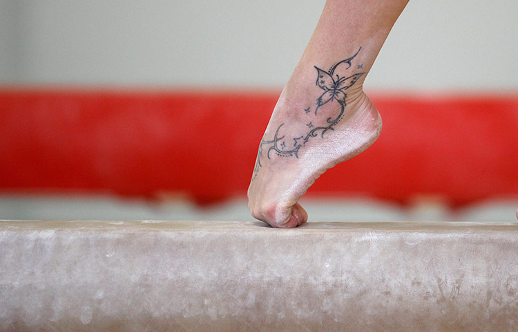 Best of the week: Gymnast Vanessa Ferrari on a training session to prepare for the Olympics