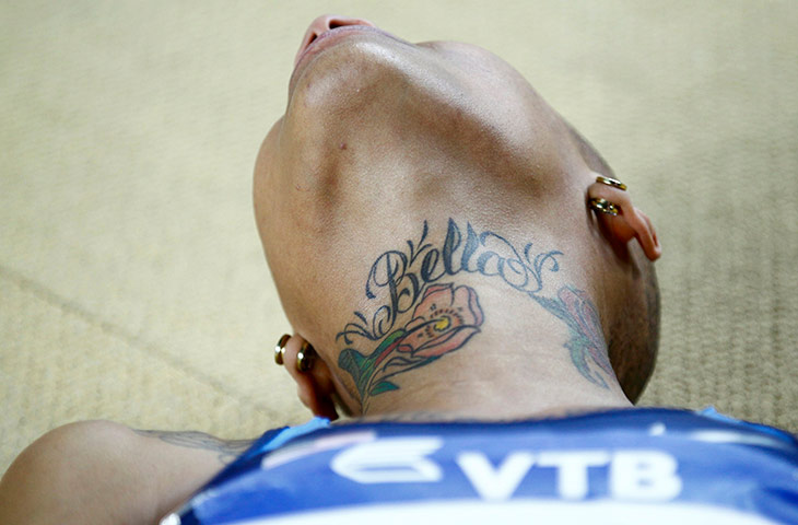 Best of the week: Inika McPherson reacts at the women's high jump qualification