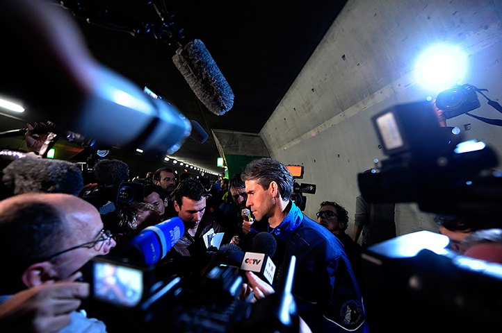 24 hours in pictures: Sierre, Switzerland: Christian Varone, head of the police