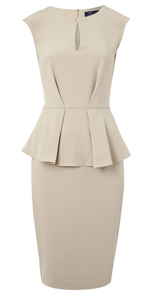 key trends: peplum: Dress