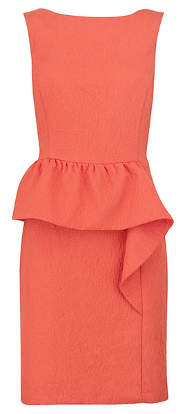 key trends: peplum: Dress