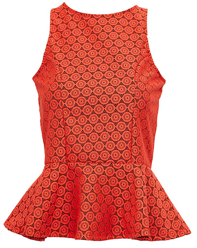 key trends: peplum: Top