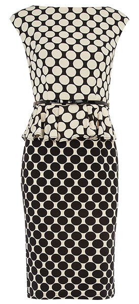 key trends: peplum: Dress