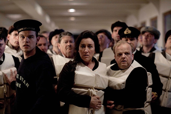 Titanic: Maria Doyle Kennedy as Muriel Batley and Toby Jones as John Batley