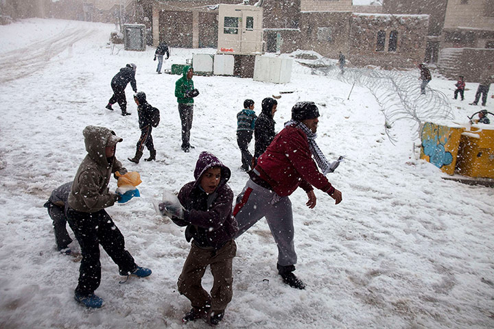 Snow: Snow in the West Bank