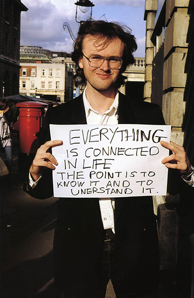 Gillian Wearing: Everything is connected in life the point is to know it and to unerstand it